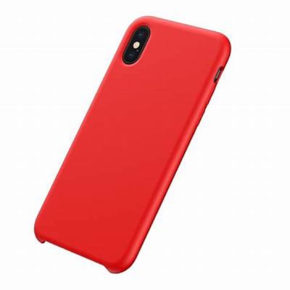 Red iPhone XS Max silicone case